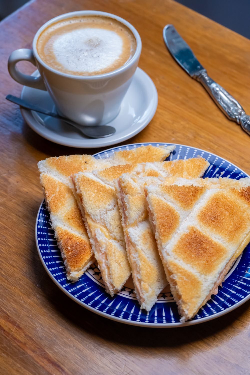 Coffee and toast